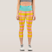Gingham roink capri leggings (Vorderseite)