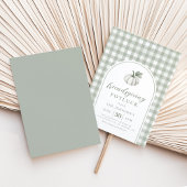 Gingham Sage Friendsgiving Potluck Einladung