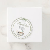 Gingham Sage Green Mallard Duck Baby Duck Geschenkanhänger (Beispiel)