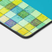 Gingham-Schreibtischmatte Schreibtischunterlage (Ecke)