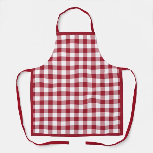 Gingham Schürze (Vorderseite)