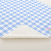 Gingham-Sherpa-Decke Sherpadecke (3/4)