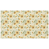 Gingham-Sonneblume Tischdecke (Vorderseite (Horizontal))