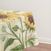 Gingham-Sonneblume Tischdecke (Beispiel)