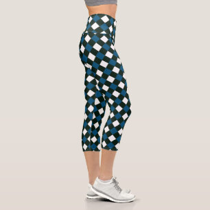 Gingham Summer Niedlich High Waisted Leggings