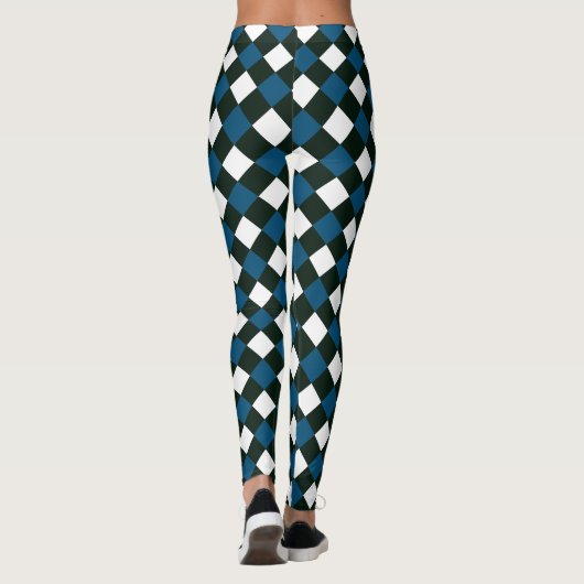 Gingham Summer Niedlich Leggings (Rückseite)