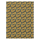 Gingham Sunflowers Pattern Tischdecke (Vorderseite)