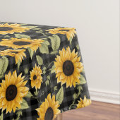 Gingham Sunflowers Pattern Tischdecke (Beispiel)