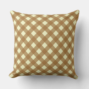 GINGHAM - TAN & CREAM KISSEN