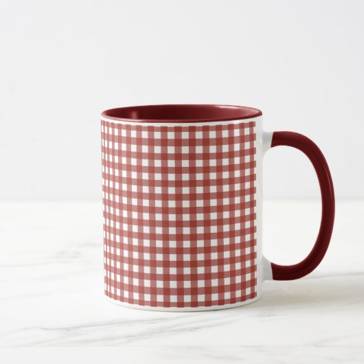 Gingham Tasse (Rechts)