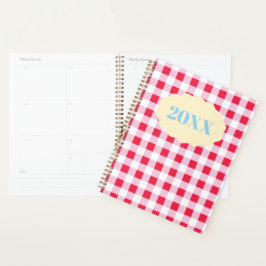 Gingham-Terminplaner Planer