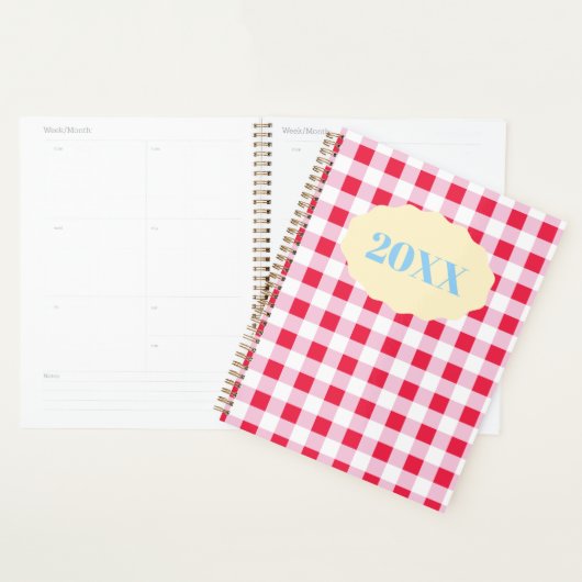 Gingham-Terminplaner Planer (Anzeige)