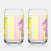 Gingham-Tierglas mit Tiermotiv Dosenglas (Links)