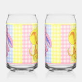 Gingham-Tierglas mit Tiermotiv Dosenglas (Rechts)