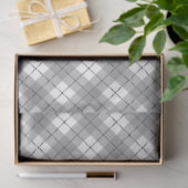 Gingham Tissue Paper Seidenpapier (Geschenk)