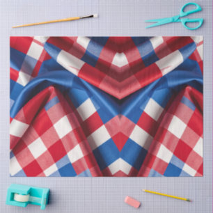 Gingham und Gloria Seidenpapier