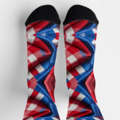 Gingham und Gloria Socken (Oben)