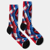 Gingham und Gloria Socken (Rechts)