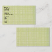 Gingham Visitenkarte (Vorne/Hinten)