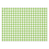 Gingham weiß und grün kariert Tischdecke (Vorderseite (Horizontal))