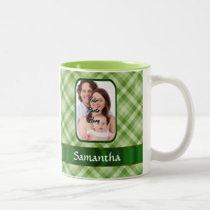 Gingham Zweifarbige Tasse