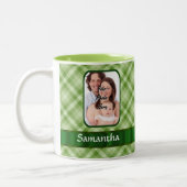 Gingham Zweifarbige Tasse (Links)