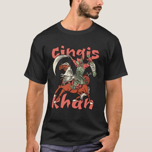 Gingis Khan I Dschingis Khan motif for gin T-Shirt (Vorderseite)