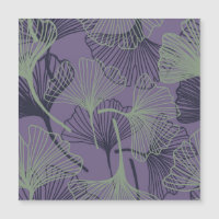 Gingko Biloba: abstraktes Vintages Muster.