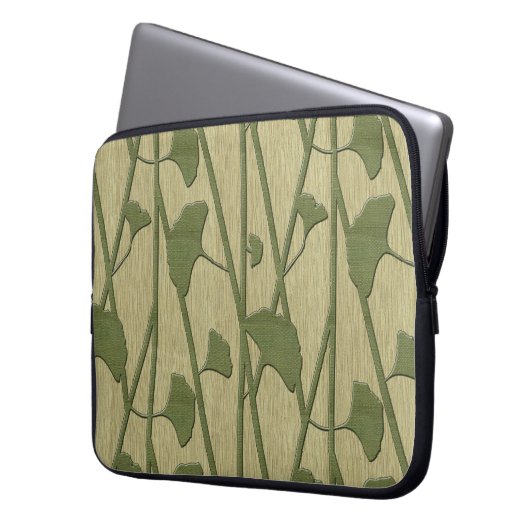 Gingko biloba laptopschutzhülle (Vorderseite Links)