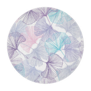 Gingko Biloba Rose Quartz Muster Schneidebrett