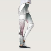 Gingko Biloba von Hand gezeichnet. Leggings (Rechts)