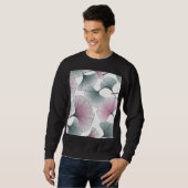 Gingko Biloba von Hand gezeichnet. Sweatshirt (Vorne ganz)