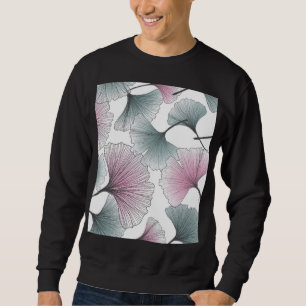 Gingko Biloba von Hand gezeichnet. Sweatshirt