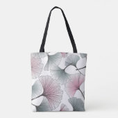 Gingko Biloba von Hand gezeichnet. Tasche (Rückseite)