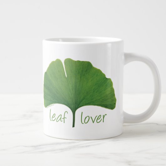 Gingko-Blatt Jumbo-Tasse (Rechts)