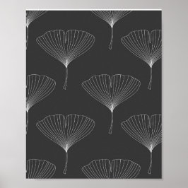 Gingko-Blatt Poster
