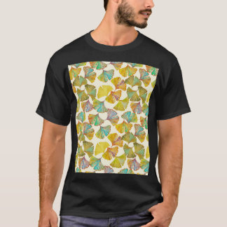 Gingko-Blätter: Abstrakte Kunst der Blumen T-Shirt