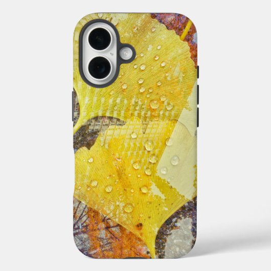 Gingko-Blätter Case-Mate iPhone Hülle (Rückseite)