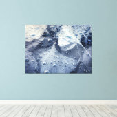 Gingko Blätter und Raindrops Leinwanddruck (Insitu (Holzboden))
