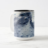 Gingko Blätter und Raindrops Zweifarbige Tasse (Vorderseite Links)
