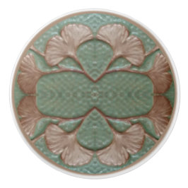 Gingko Blätter Ziehen Sie die Keramik-Knöpfe Keramikknauf