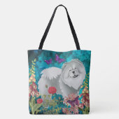 GINGKO DIE BLAUE CHOW-TASCHE oder KREUZKÖRPER Tasche (Rückseite)