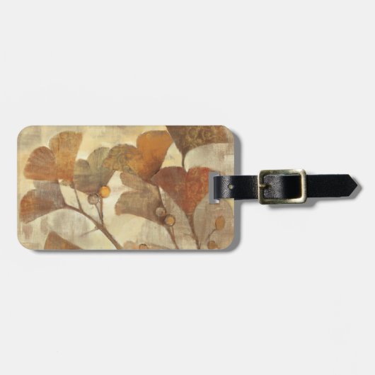 Gingko Gepäckanhänger (Vorderseite horizontal)