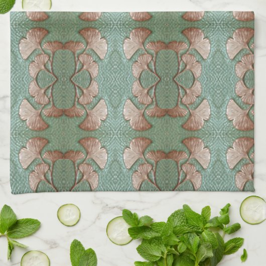 Gingko Kitchen Handtücher (Gefaltet)