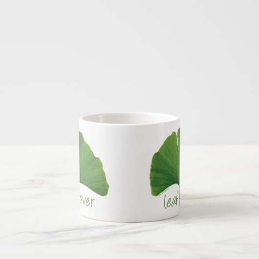 Gingko Leaf Espressotasse (Vorderseite)