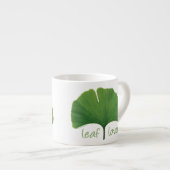 Gingko Leaf Espressotasse (Vorderseite Rechts)