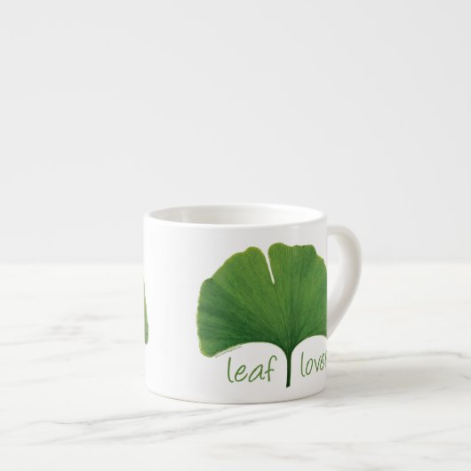 Gingko Leaf Espressotasse (Vorderseite Rechts)
