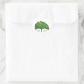 Gingko Leaf Herz-Aufkleber (Tasche)