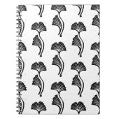 Gingko Leaf Lino Print Notizblock (Vorderseite)
