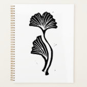 Gingko Leaf Lino Print Planer (Vorderseite)